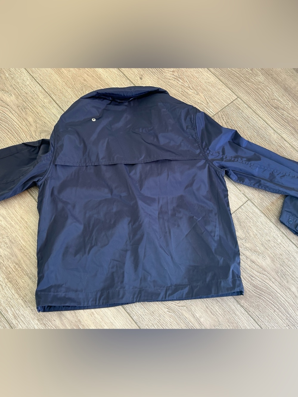 NWT FIGS Navy Blue Full-Zip Windbreaker Jacket – Medical Outerwear - Size S - Picture 2 of 3